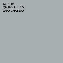 #A7AFB1 - Gray Chateau Color Image